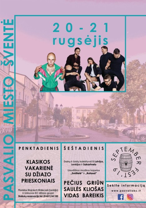 Pasvalio miesto šventės programa