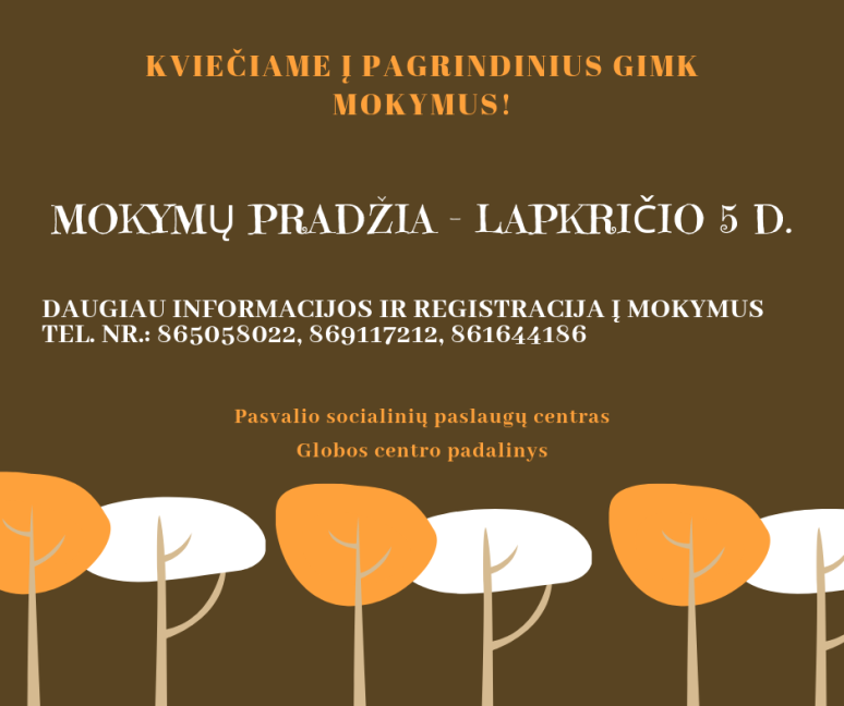 Pagrindiniai GIMK mokymai