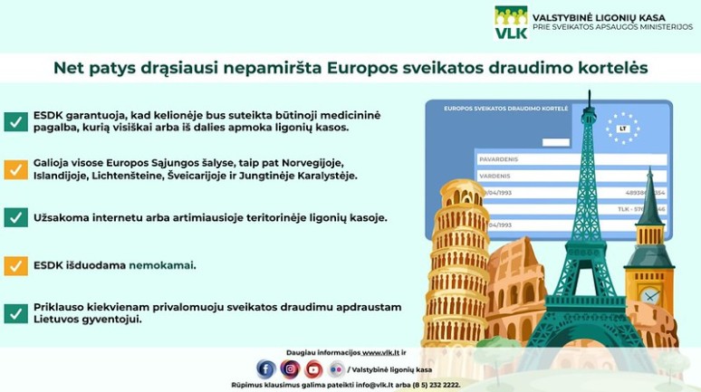 Lietuvos gyventojai tikrai nudžiugs – sveikatos kortelę nuo šiol paštu siųs nemokamai