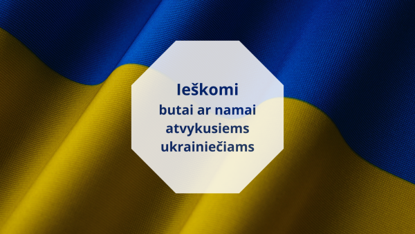 Kviečiame gyventojus ištiesti pagalbos ranką atvykusiems ukrainiečiams