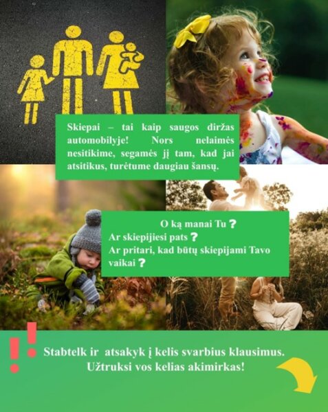 Stabtelk ir  atsakyk į kelis svarbius klausimus - apklausa apie skiepus