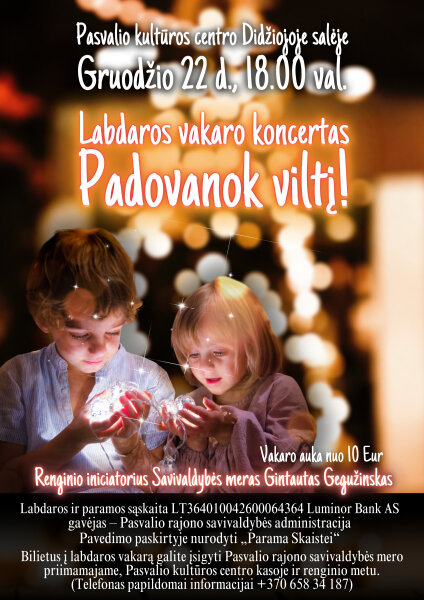 Savivaldybės mero labdaros vakaras