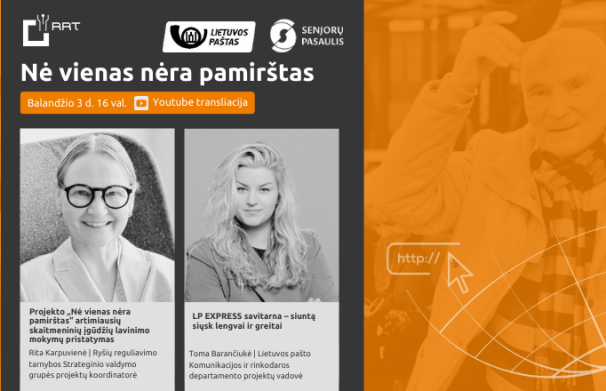 „Nė vienas nėra pamirštas“ ir vėl kviečia į nuotolinę paskaitą
