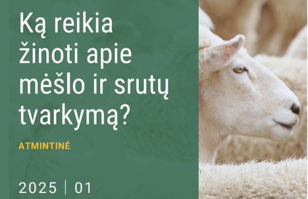 Atmintinė „Ką reikia žinoti apie mėšlo ir srutų tvarkymą?“