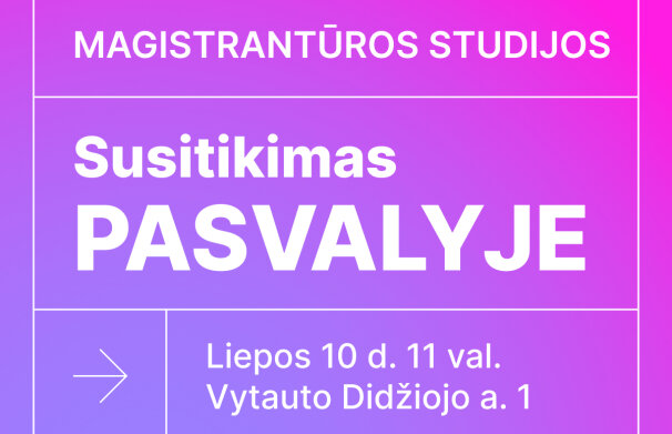 Kviečiame į susitikimą su Kauno technologijos universiteto atstovais