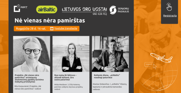 Projektas „Nė vienas nėra pamirštas“  ir vėl Jus kviečia į nuotolinę paskaitą! 
