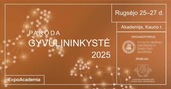 Kviečia paroda „Gyvulininkystė 2025“