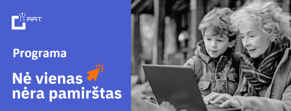 Projektas „Nė vienas nėra pamirštas“ Jus ir vėl kviečia klausytis paskaitų iš skaitmeninio pasaulio!