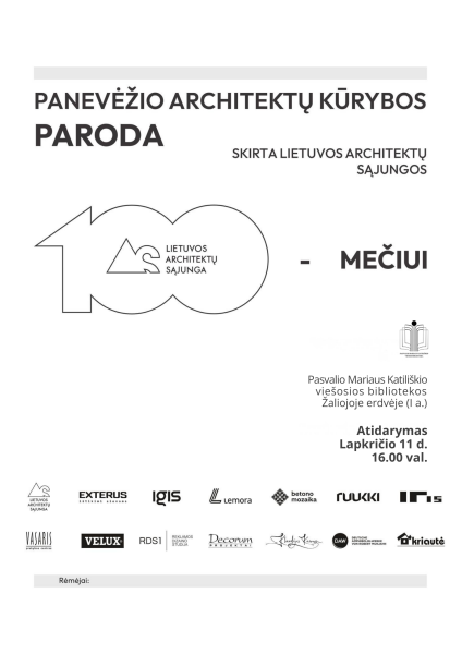 Panevėžio architektų kūrybos paroda