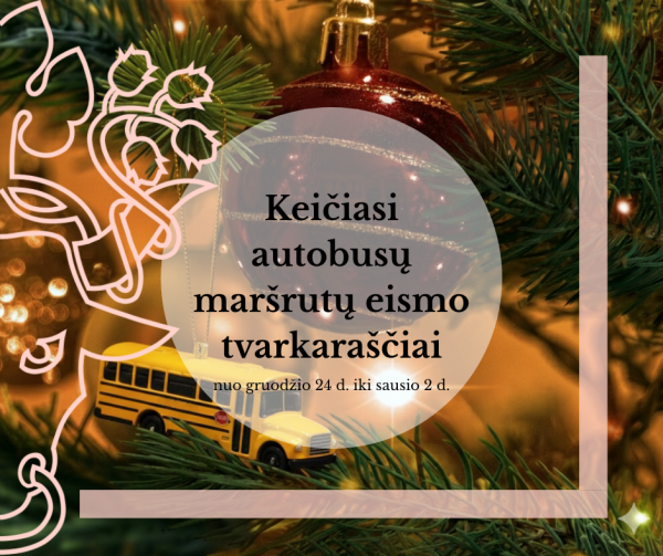 Keičiasi keleivių vežimo vietinio reguliaraus susisiekimo autobusų maršrutais eismo tvarkaraščiai