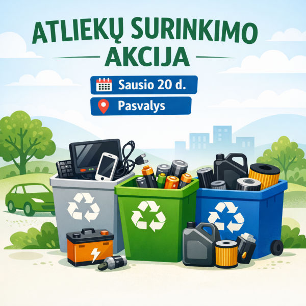 Būk atsakingas – pasirūpink atliekomis tinkamai!