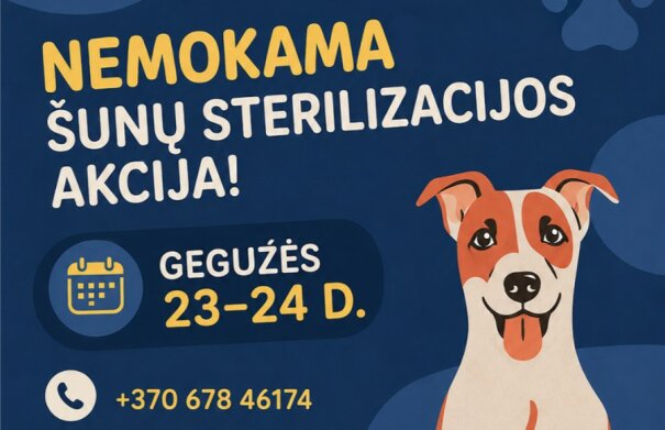 Nemokama gyvūnų sterilizacijos ir kastracijos akcija
