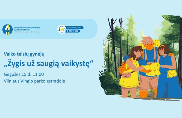 Žygis už saugią vaikystę