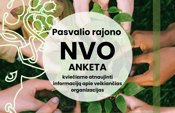Kviečiame atnaujinti informaciją apie Pasvalio rajono savivaldybėje veikiančias organizacijas