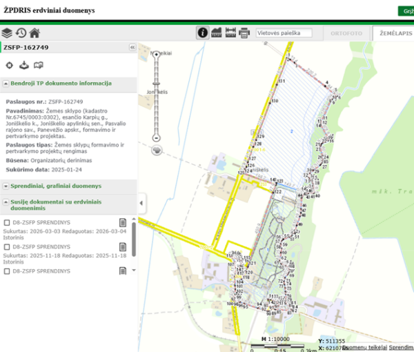 Informacinis pranešimas apie pradedamą rengti žemės sklypų formavimo ir pertvarkymo projektą 